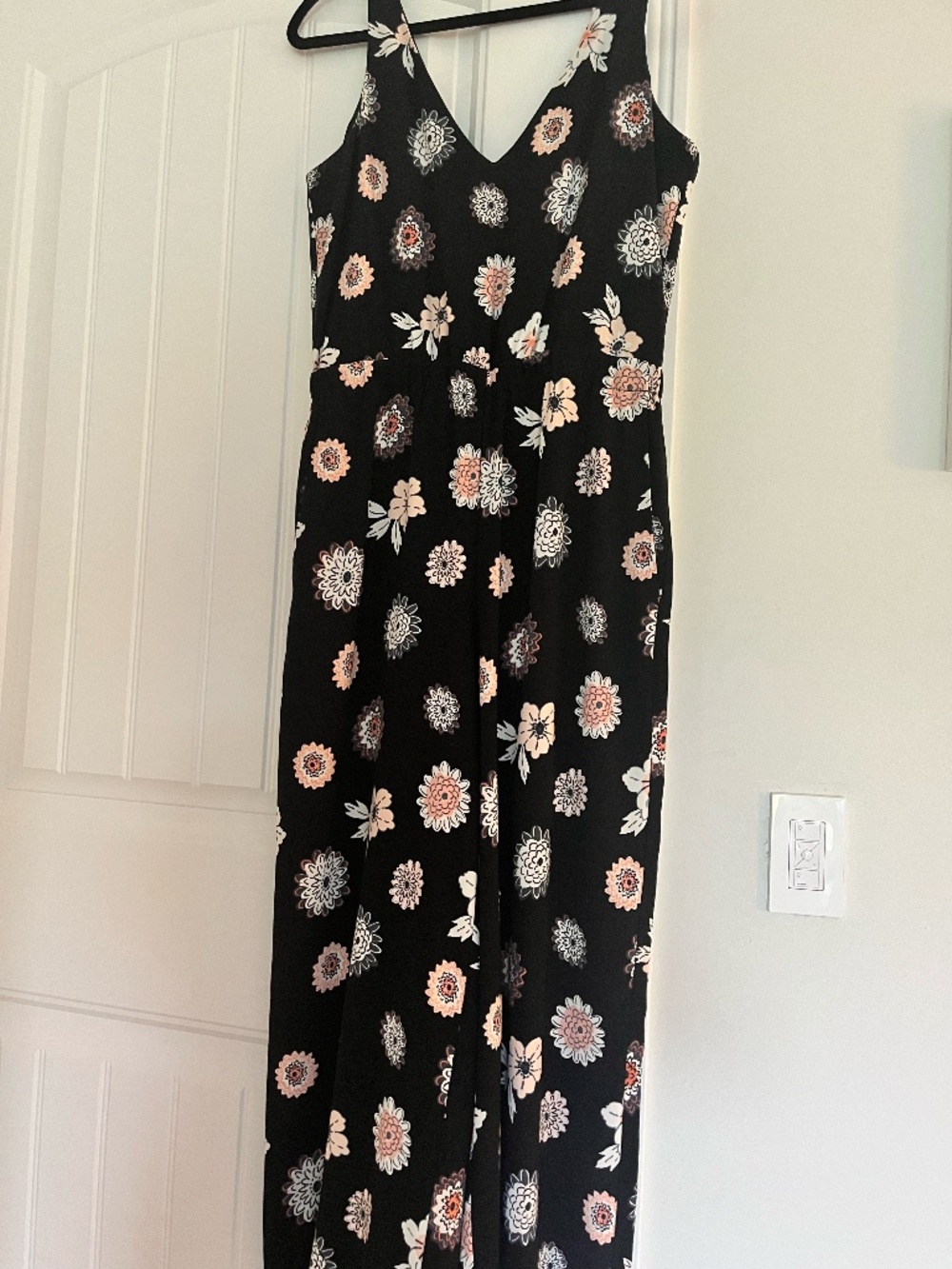 Aloft Floral Wide-Leg Pant Romper – Size Small